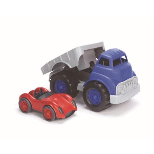 Green Toys Flaklastbil med leksaksbil