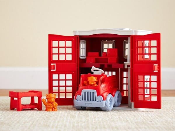 Green Toys Lekhus brandstation