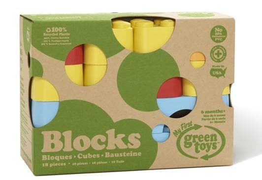 Green Toys byggklossar av återvunnen plast