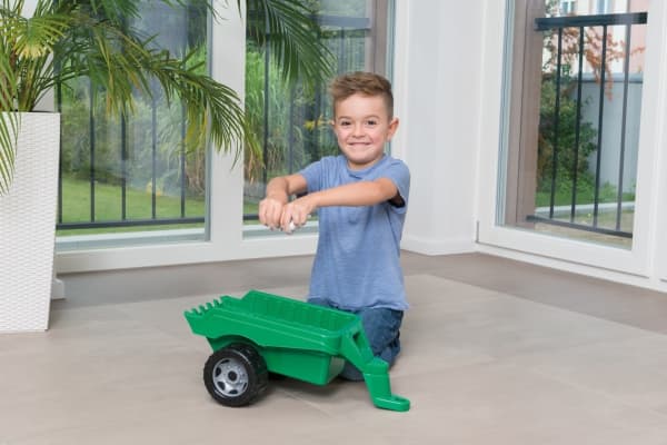 Lena GIGA TRUCKS Trailer, Trailer, 3 år, Plast, Grønn
