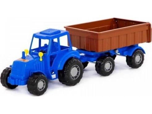 Polesie Polesie 84774 Blue Majster traktor med henger nr. 1 i rutenettet