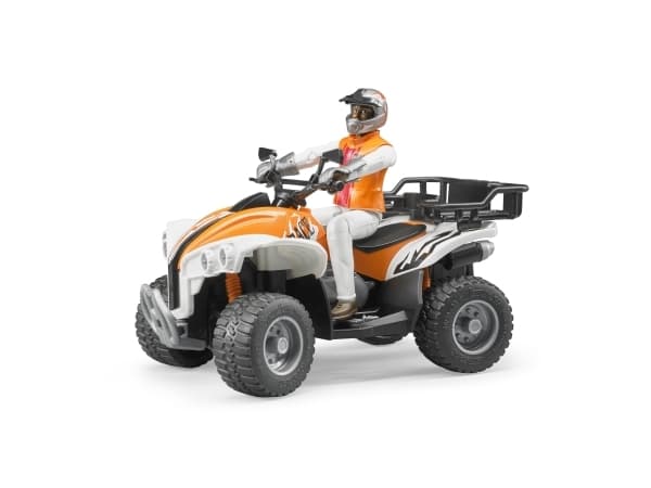 Bruder Quad with driver toy
