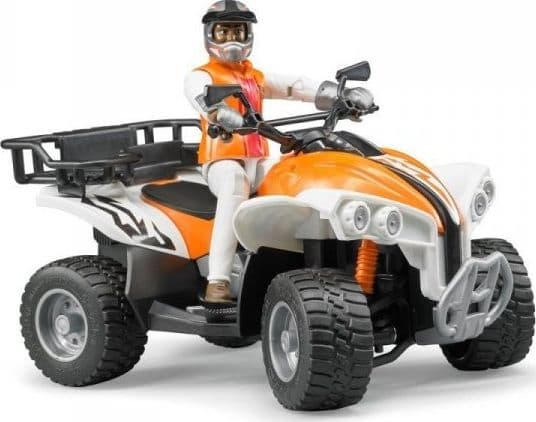 Bruder Quad with driver toy