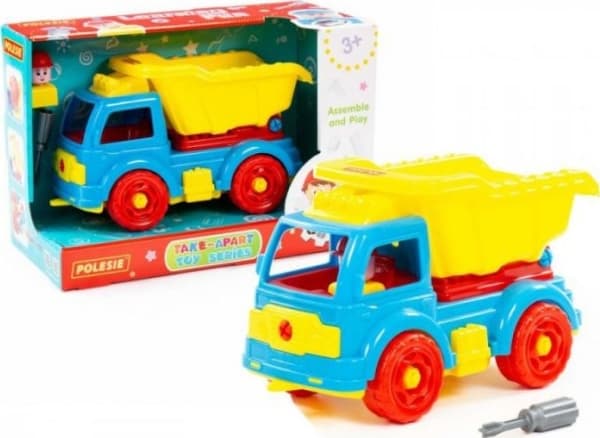 Polesie Polesie 84811 Blocks-transport Tippbil 27 element i en låda