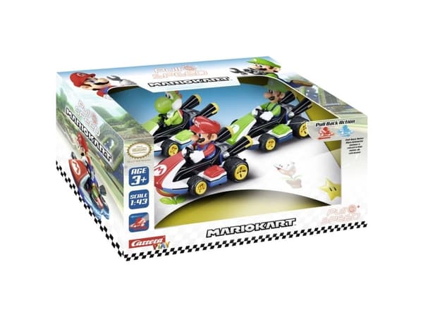 Carrera RC Mario Kart 8: Pull & Speed, Auto, Mario Kart, Sisätila, 3 vuosi/vuosia, Muovi, Valikoidut värit