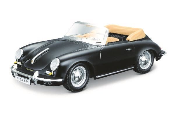 BBURAGO Porsche 356 Cabrio 1961, Formonterede, 1:24, Porsche 356 Cabrio
