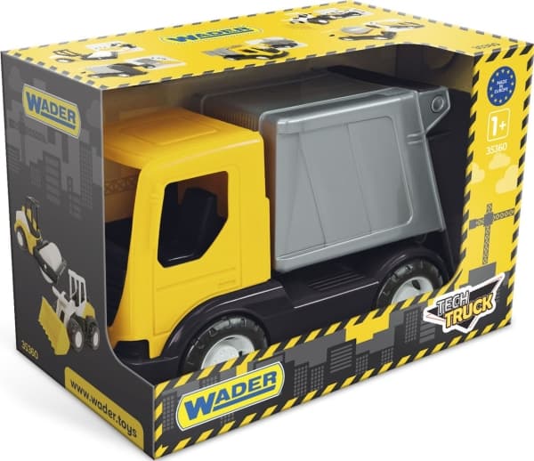 Wader Tech Truck søppel i kartong