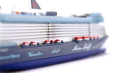 Siku Mein Schiff 1, Kryssningsfartygsmodell, Förmonterad, 1:1400, Mein Schiff 1, Alla, Metall, Plast