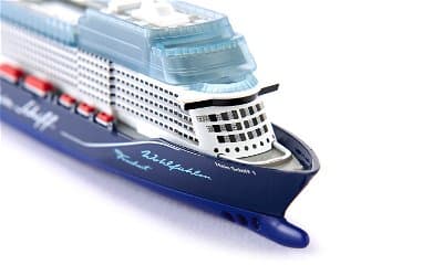 Siku Mein Schiff 1, Kryssningsfartygsmodell, Förmonterad, 1:1400, Mein Schiff 1, Alla, Metall, Plast