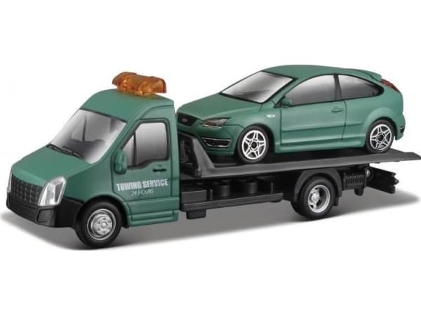 Bburago Street Brannbil Ford Focus St Dunl 1:43