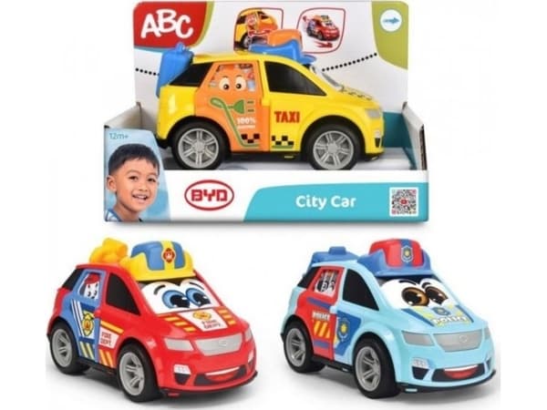 Dickie ABC Stadsfordon, 3 typer (204112002)