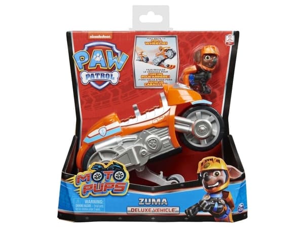 Paw Patrol Moto Pups -teemainen ajoneuvo - Zuma