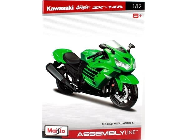 MAISTO MAISTO 39197 Kawasaki Ninja 1/12 hopfällbar motorcykel p12