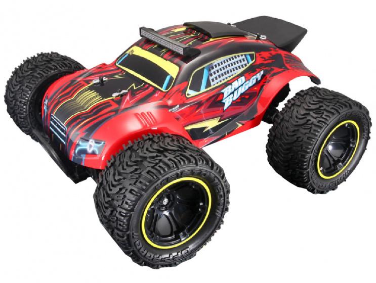 monster truck RC Bad Buggy junior 37 x 36 cm röd