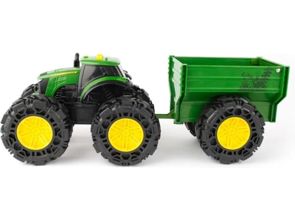 John Deere Monster Toms with a trailer 3+ Toms