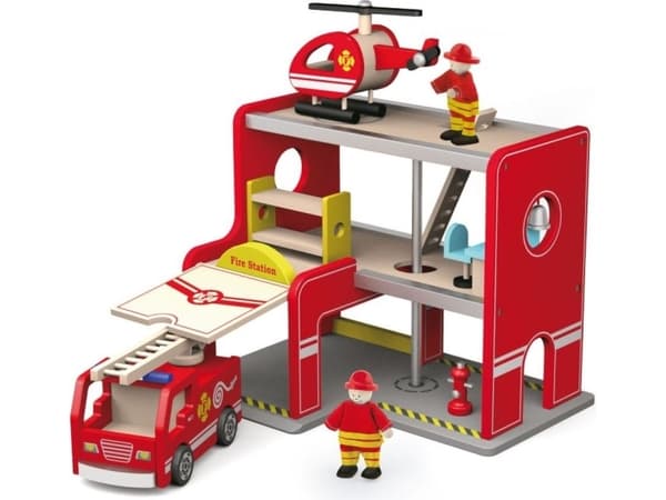 VIGA 50828 FIREFIGHTERS' RESTAURANT WITH ACCESSORIES (0953, Viga)