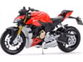 Miniatyrbilde 2 av 2: Maisto Model Ducati Super Naked V4 Motorsykkel med stativ