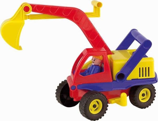 Lena 04151, Gravemaskin, 2 år, Plast, Flerfarget
