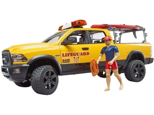 BRUDER 02506, Livräddningsfordon med figur, Lifeguard emergency, 4 År, ABS synthetics, Multifärg