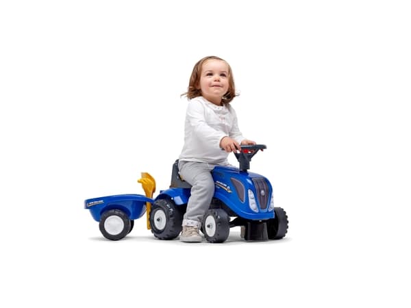 Falk 280C, 1 År, 6 hjul, Plast, Stål, Blå, Svart