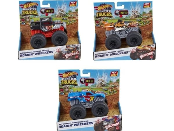 Hot Wheels Monster Trucks HDX61, Monster truck, 3 vuosi/vuosia, LR44, Muovi, Metalli, Monivärinen