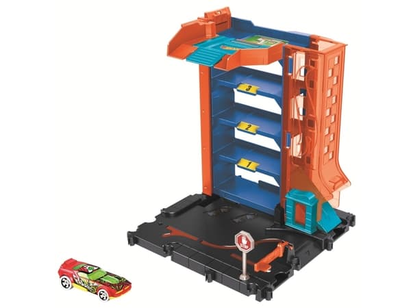 Mattel Hot Wheels City small set with the HDR28 car