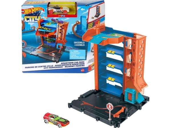 Mattel Hot Wheels City small set with the HDR28 car