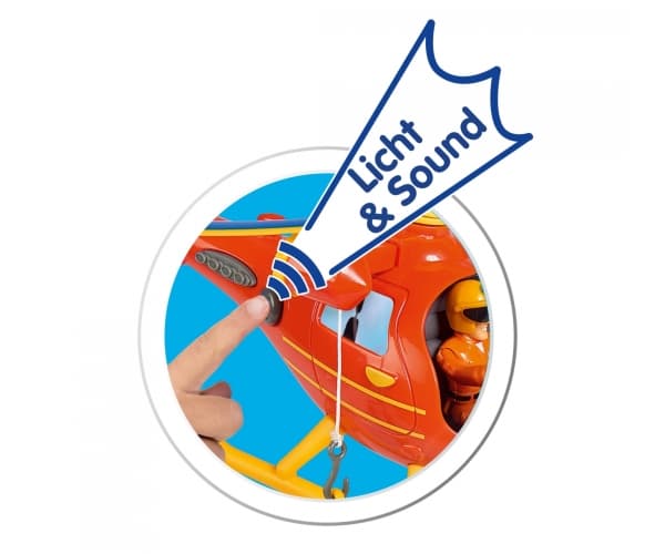 Simba Toys 109252510, Helikopter, Fireman Sam, 3 år, Oransje