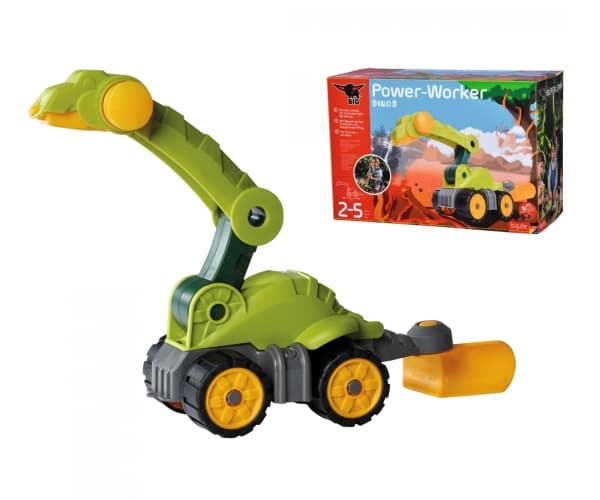 BIG PW Mini Dino Diplodocus, Digger, 2 år, Sort, Grønn, Oransje