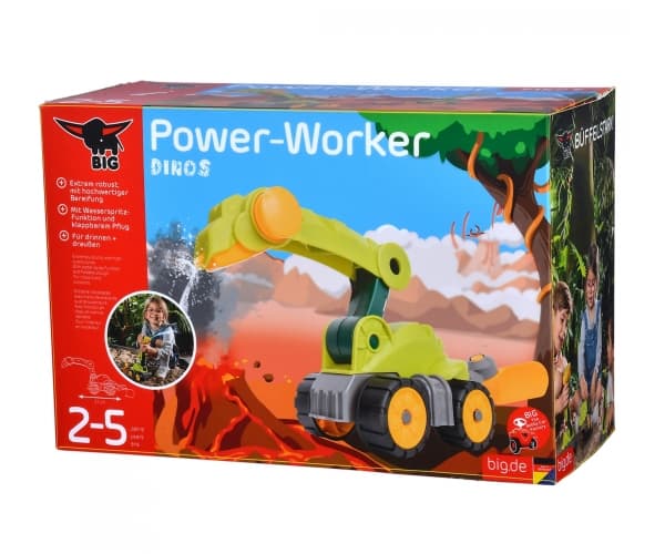 BIG PW Mini Dino Diplodocus, Digger, 2 år, Sort, Grønn, Oransje