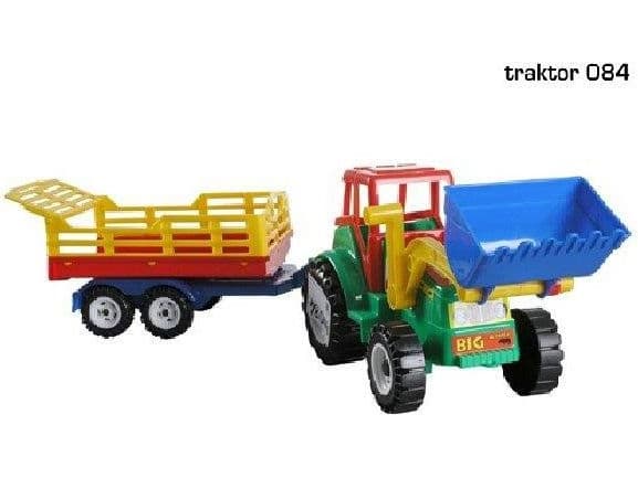 CHOINSKI Tractor with bucket and trailer - CHOIN 084