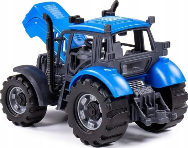Polesie Polesie 91215 Traktor "Progress" tröghet blå i låda