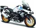Miniatyrbilde 2 av 2: Maisto Metal modell av BMW R 1250 GS motorsykkel med 1/18 base
