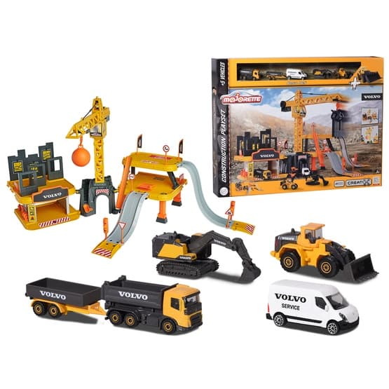 Majorette - Creatix Construction + 5 Volvo