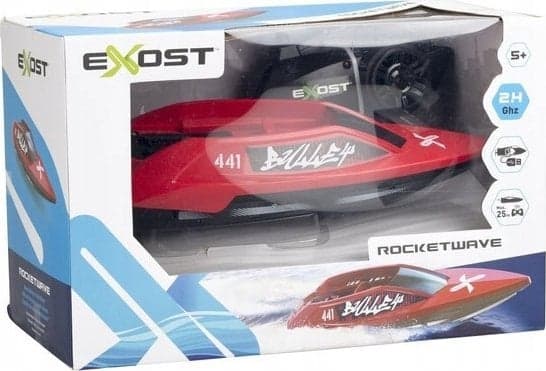 Radio Elkor SILVERLIT EXOST Radiostyrd båt Rocketwave, skala 1:37