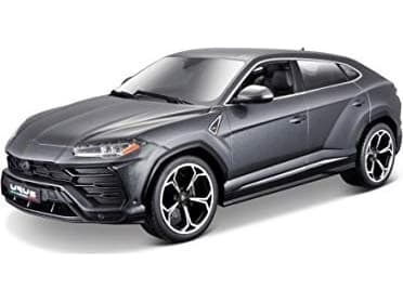 BBURAGO Lamborghini Urus, Bybil, Montert på forhånd, 1:18, Lamborghini Urus, Hankjønn, Grå