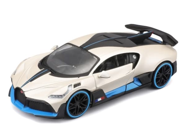 Maisto 31526-W, Sportsbil, Montert på forhånd, 1:24, Bugatti Divo, Alle kjønn, Blå, Hvit