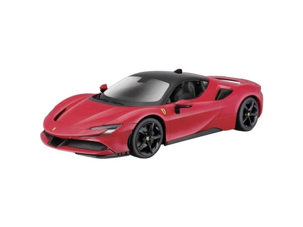 BBURAGO 18-16015, Superbil, Montert på forhånd, 1:24, Ferrari SF90 Stradale, Metall, Plast, 3 år