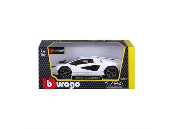 BBURAGO Lamborghini Countach LPI 800-4, Superbil, Montert på forhånd, 1:24, Lamborghini Countach LPI 800-4, Alle kjønn, Metall, Plast