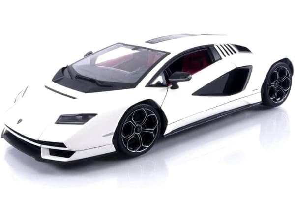 Maisto 31459-W, Modellsportbil, Förmonterad, 1:18, Lamborghini Countach LPI 800-4, Alla, Vit
