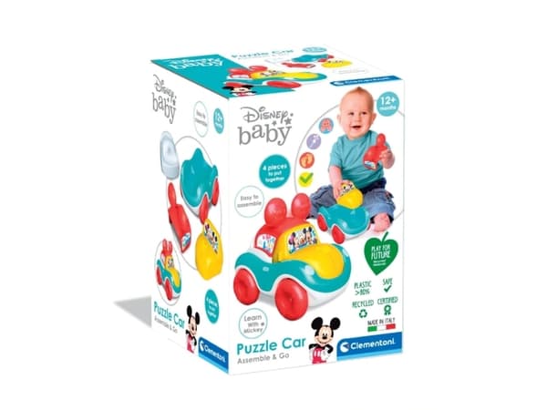 Clementoni Disney Baby 17722, Bil, 1 år, Plast, Flerfarget