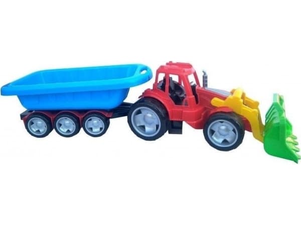 Czako Bulldozer XXL with a trailer