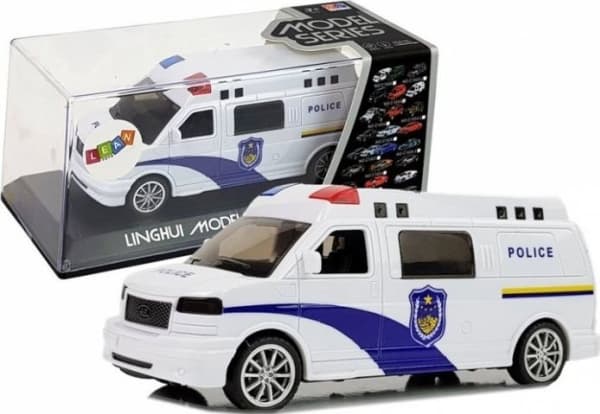 Lean Sport Auto Ambulans med drag med ljus och ljud
