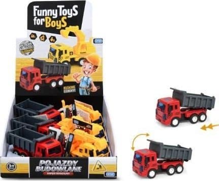 Artyk Construction vehicles ToysForBoys disp ARTYK 132445 p6 mix price for 1 pc