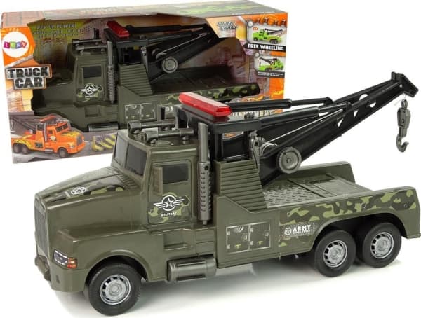 LeanToys Auto Bärgningsbil Vägassistans 1:10 Moro Rope