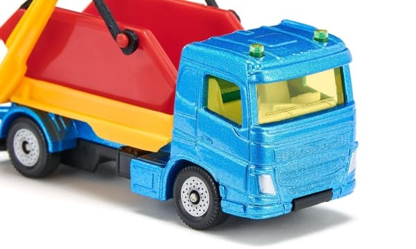 Siku Truck W Skip And Trailer
