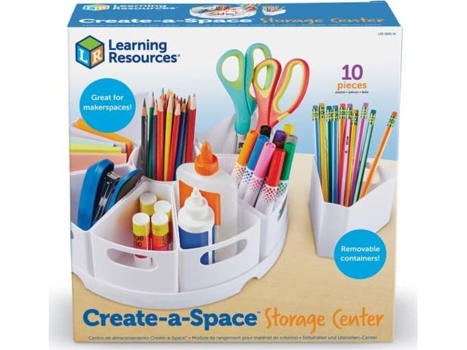 Cass film Container Set, Large Organizer, White, Create-a