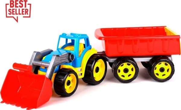 Technok Traktor bulldozer with a trailer 3688 TechnoK p9 mix price for 1 item