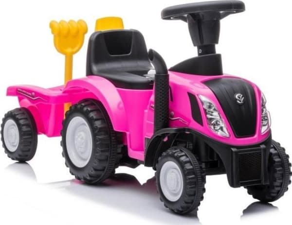LEANToys Kjøretraktor 658T rosa