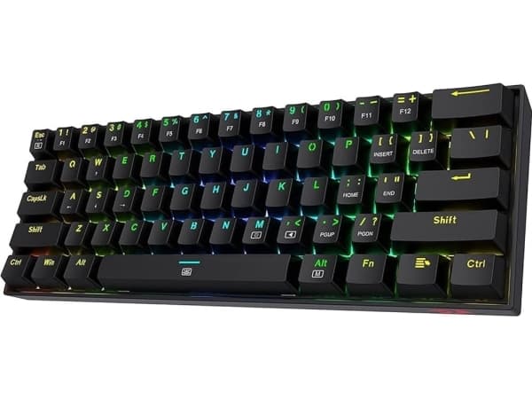 Redragon Redragon K630 DragonBorn Outemu rött tangentbord (RED-K630RGB) + A113 HP2 Panda Keycaps (A113 HP2)